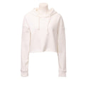 Women Sports Sweatshirt Autumn Winter Fleece-Lined Pullover Hoodie Personalized Bare Cropped Long Sleeved Top