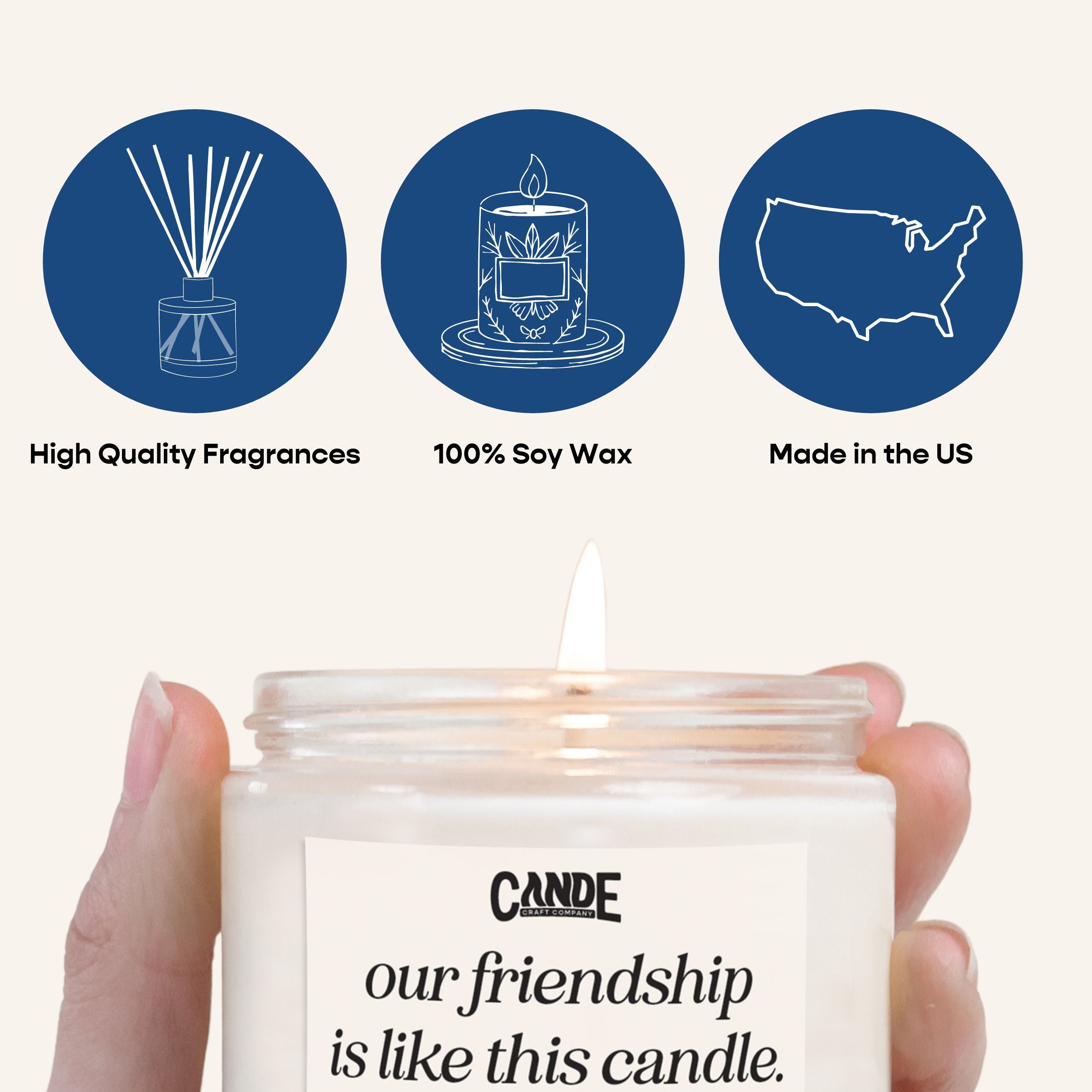 Campfire Marshmallow Scented Candle