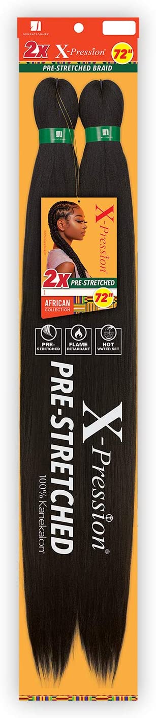X-Pression 2X Braiding Hair Extensions 72 in - Choose Color