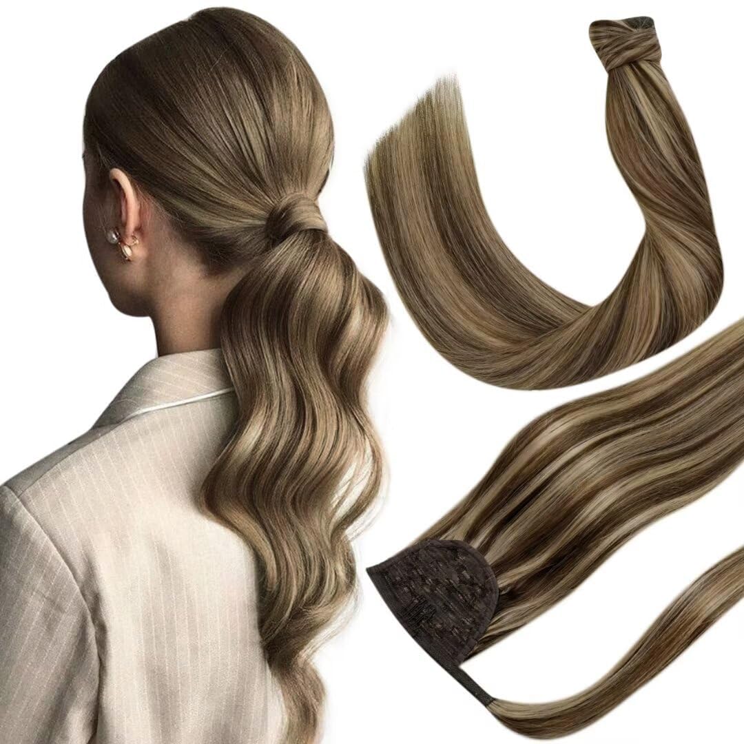 VIP Ponytail Silky 24" (100 Grams) 100% Human Hair Extension - Choose Color