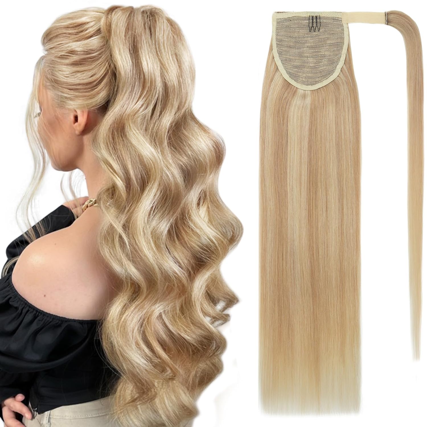 VIP Ponytail Silky 24" (100 Grams) 100% Human Hair Extension - Choose Color