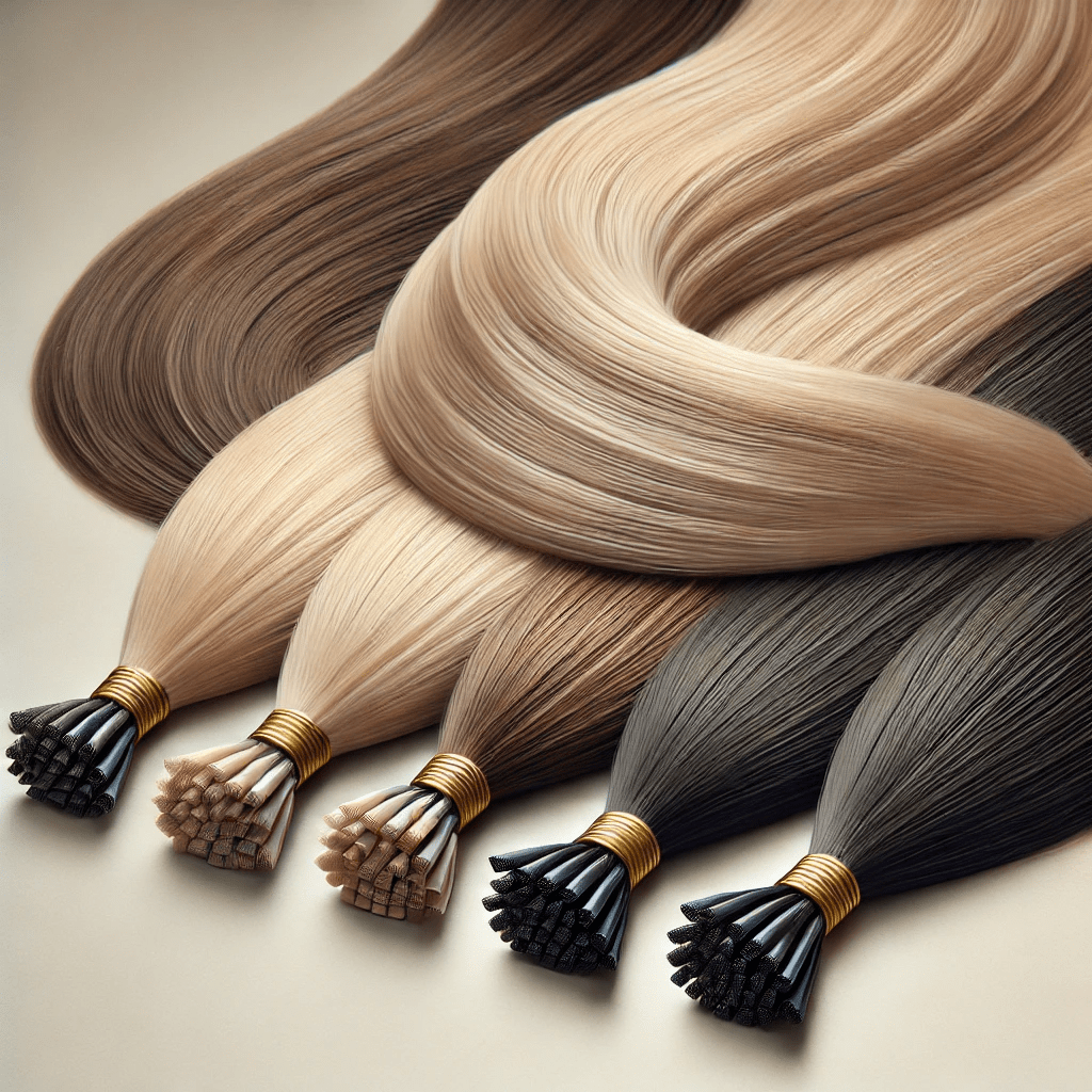 VIP I-Tip System Straight 24" (100 grams) Hair Extensions - Choose Color