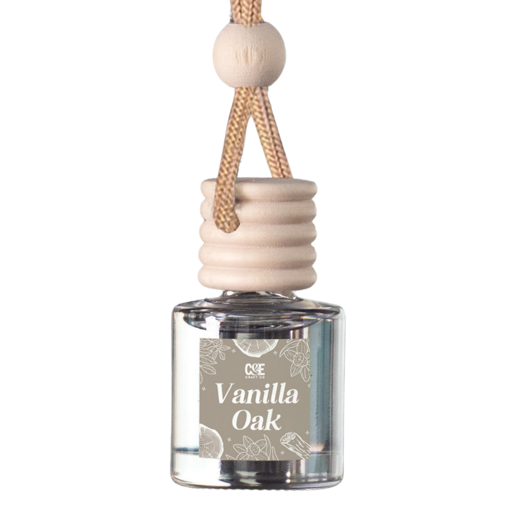 Vanilla Oak Scented Car Freshener
