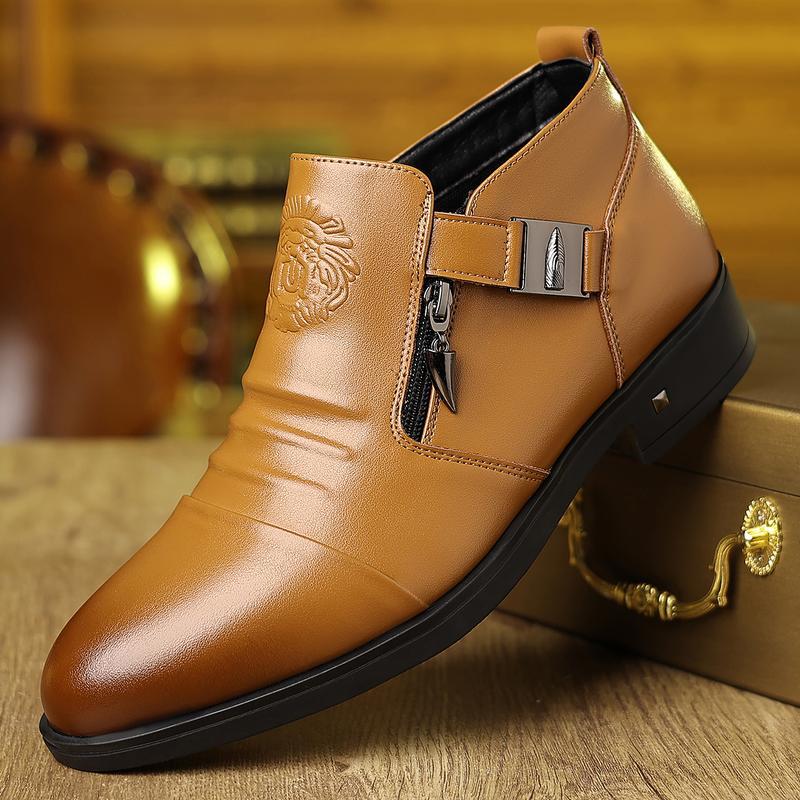 Men's High-Top Denim Business Shoes