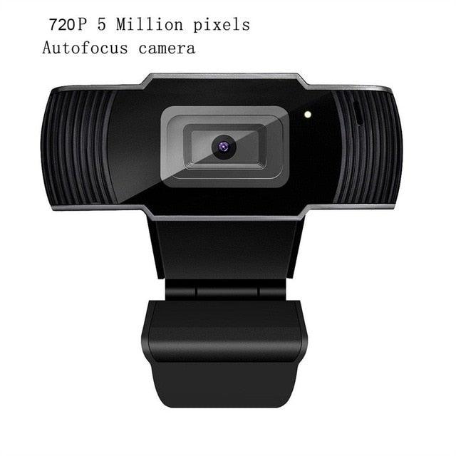 720p HD Webcam with Mic Rotatable PC Desktop Web Camera Cam Mini Computer WebCamera Cam Video Recording Work Video Calling and Recording For Camera Desktop OR Laptop Gaming Conferencing & Working