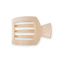 Almond Beige Medium Flat Square Hair Clip