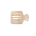 Almond Beige Small Flat Square Hair Clip