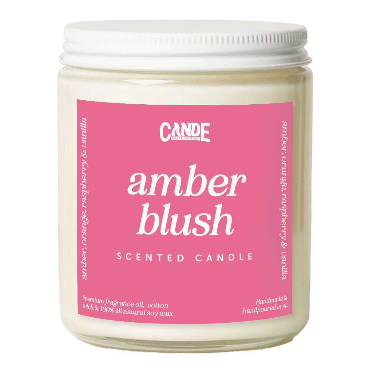 Amber Blush Scented Candle