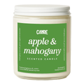 Apple + Mahogany Scented Candle