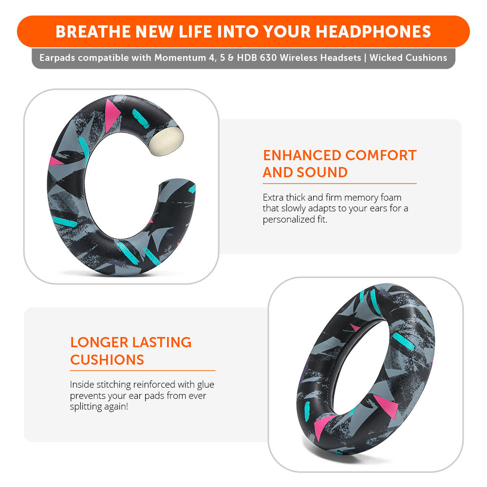Sennheiser Momentum 4, 5 & HDB 630 Earpads - WC PadZ Momentum 4, 5 & HDB 630