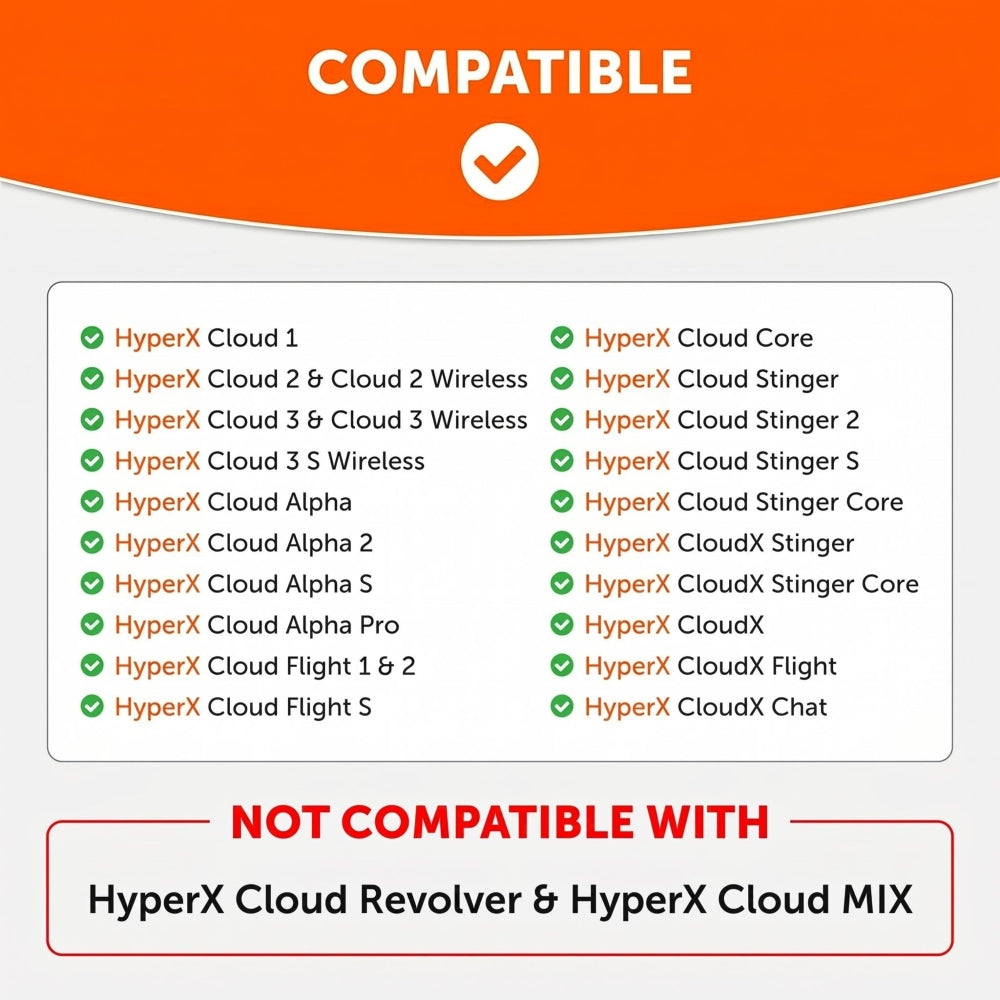 HyperX Cloud FPS Gaming Earpads - WC StealthZ Cloud