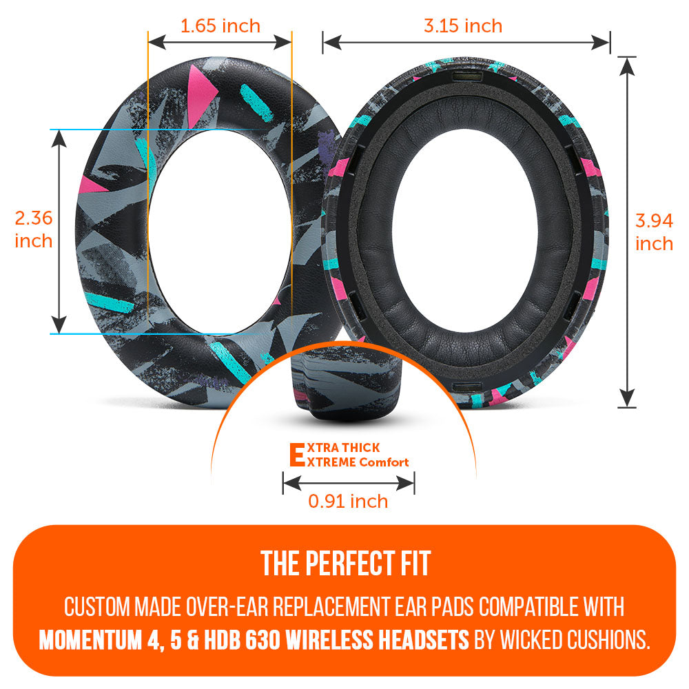 Sennheiser Momentum 4, 5 & HDB 630 Earpads - WC PadZ Momentum 4, 5 & HDB 630