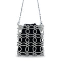 Summer High Grade Handmade Beaded Hand Carrying Small Square Bag Women Wild Shoulder Bag Mobile Phone