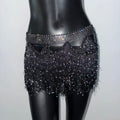 Sexy Costume Tassel Mini Skirt Skirt Nightclub Music Festival Sexy Skirt
