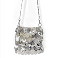Niche Hollow Out Cutout out Sequin Chain Oversized Bag Women Bag Autumn Popular Messenger Bag