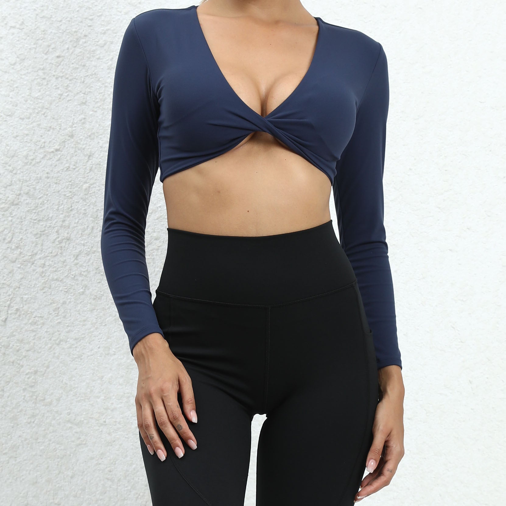 Nude Feel Yoga Long Sleeved Women Workout Clothes Sports Yoga Long Sleeve T Shirt Sports Fitness Top Women