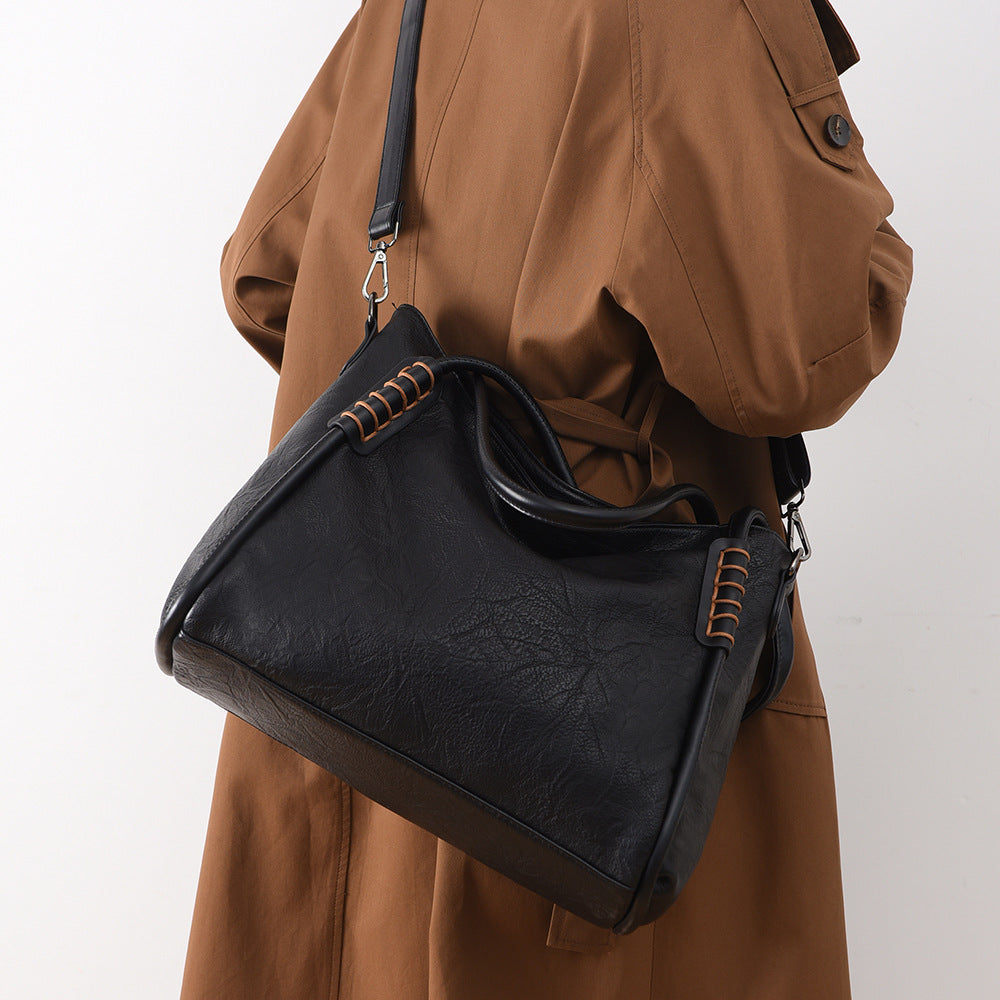 Bag Tote Bag Korean Loose Women Bag Simple Office Crossbody Bag Large Capacity Shoulder Bag Women