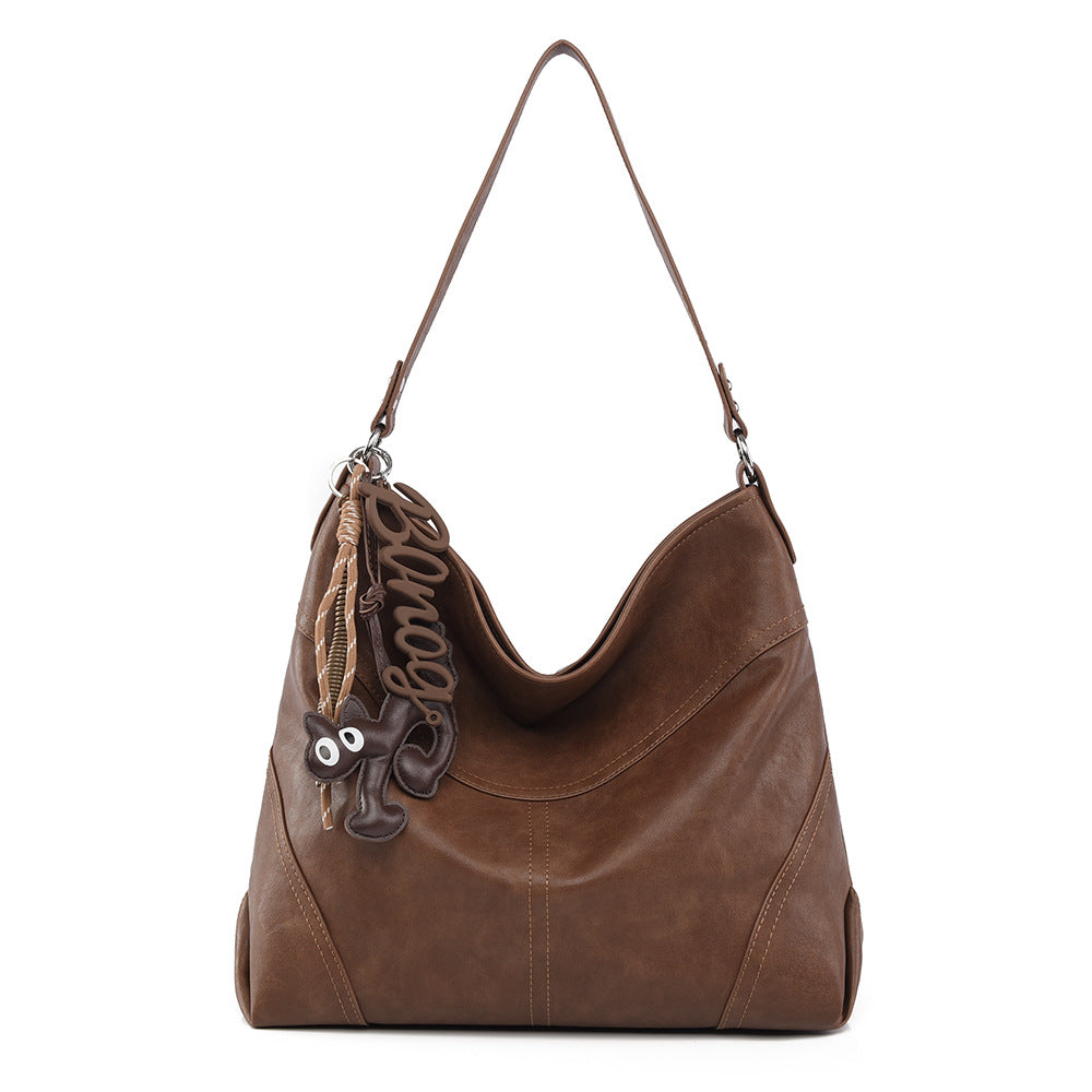Tote Bag Women All Match Simple Casual Shoulder Bag Large Capacity Office High Sense Underarm Bag