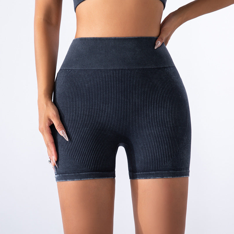 Seamless Frosted Yoga Clothes Four Piece Sports Set Women Shockproof Yoga Bra Fitness Yoga Pants
