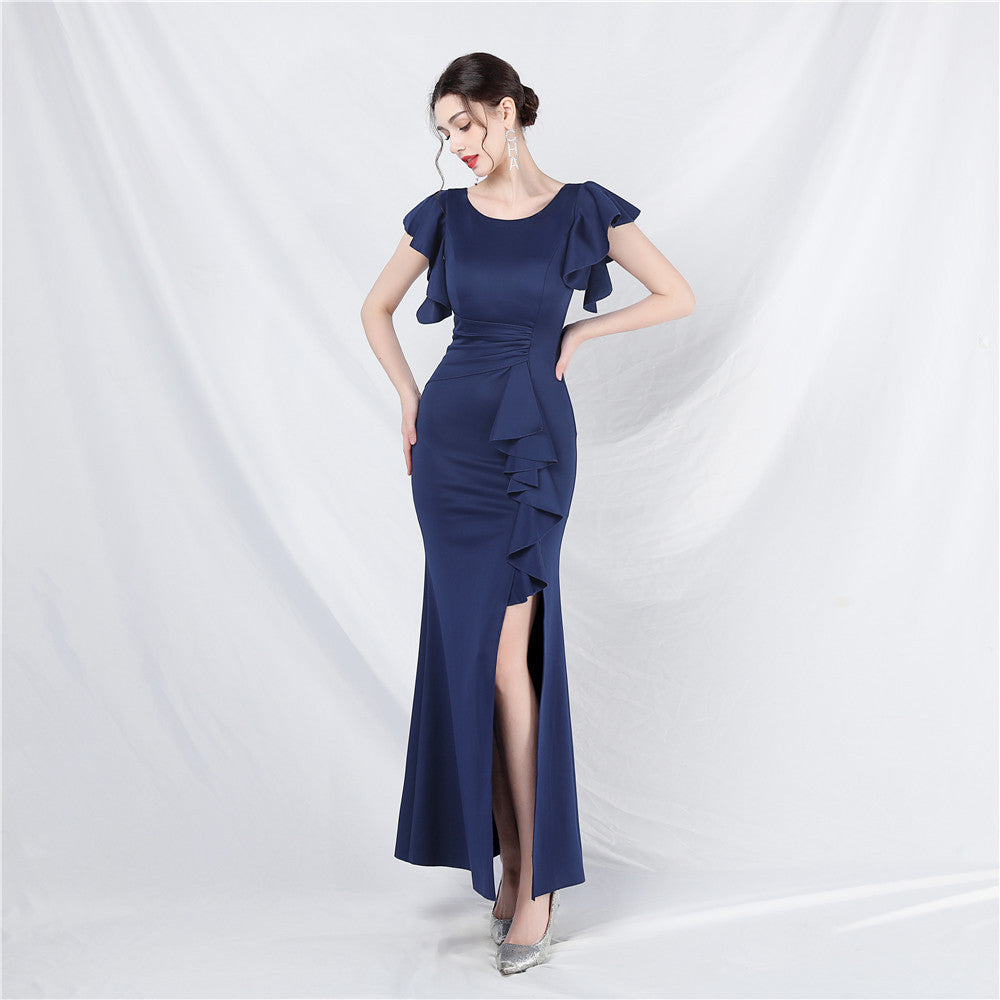 Wedding Cocktail Celebration Exhibition Car Model Long Formal Dress