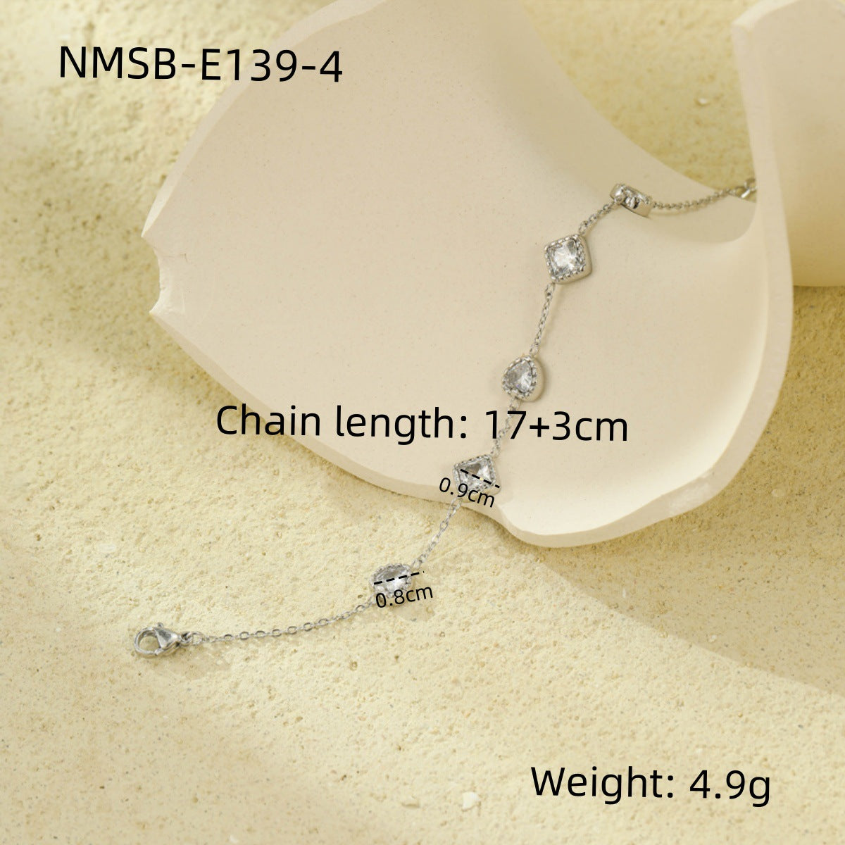 Arrival 18K Gold Diamond Titanium Steel Bracelets Women Affordable Luxury Elegant Heart Trendy Stainless Steel Bracelet
