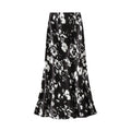 Printed Fishtail Skirt Women Summer Thin Elegant Slim Fit Slimming Hip Wrapped Dress