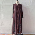 Women Clothing Loose Multicolor Maxi Dress
