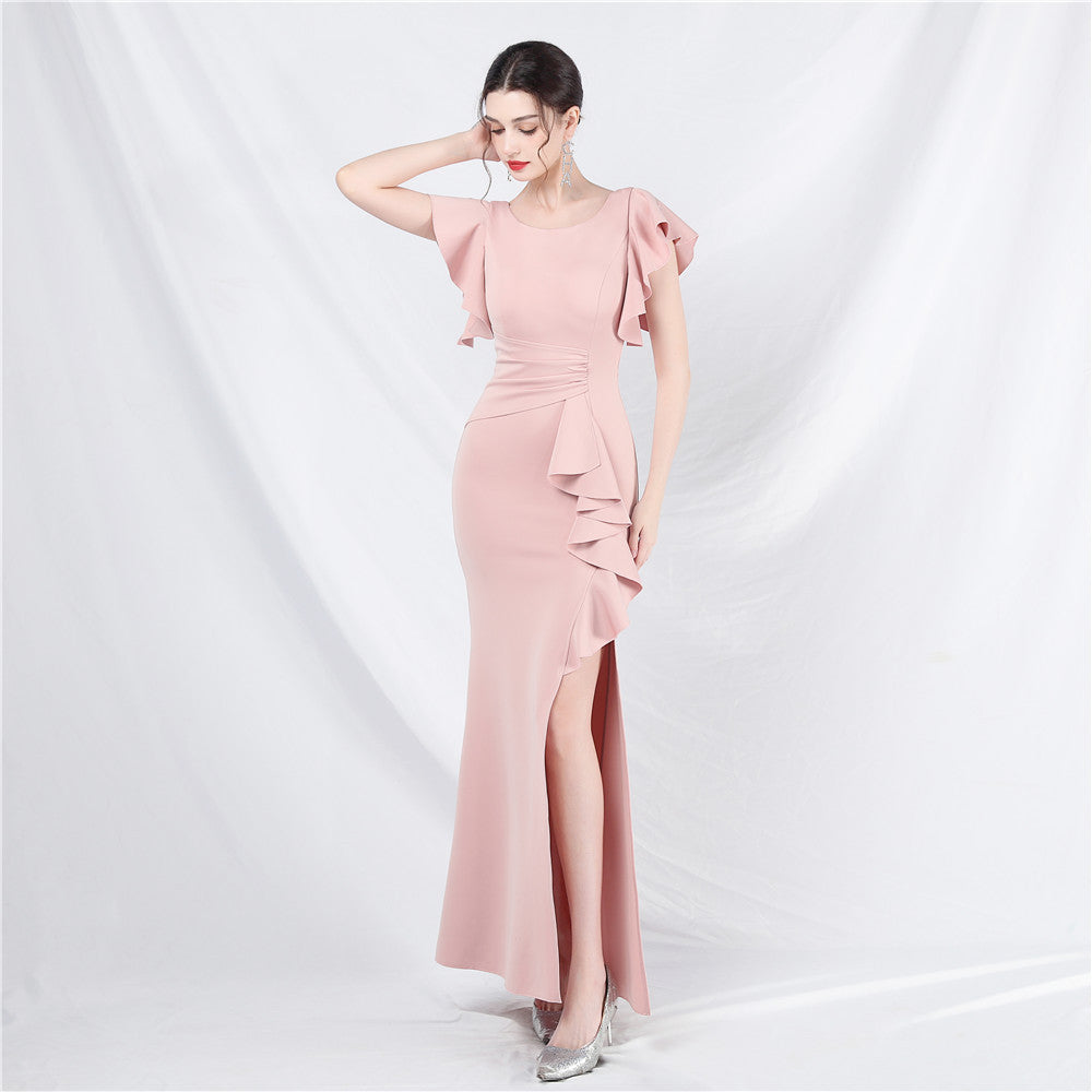 Wedding Cocktail Celebration Exhibition Car Model Long Formal Dress