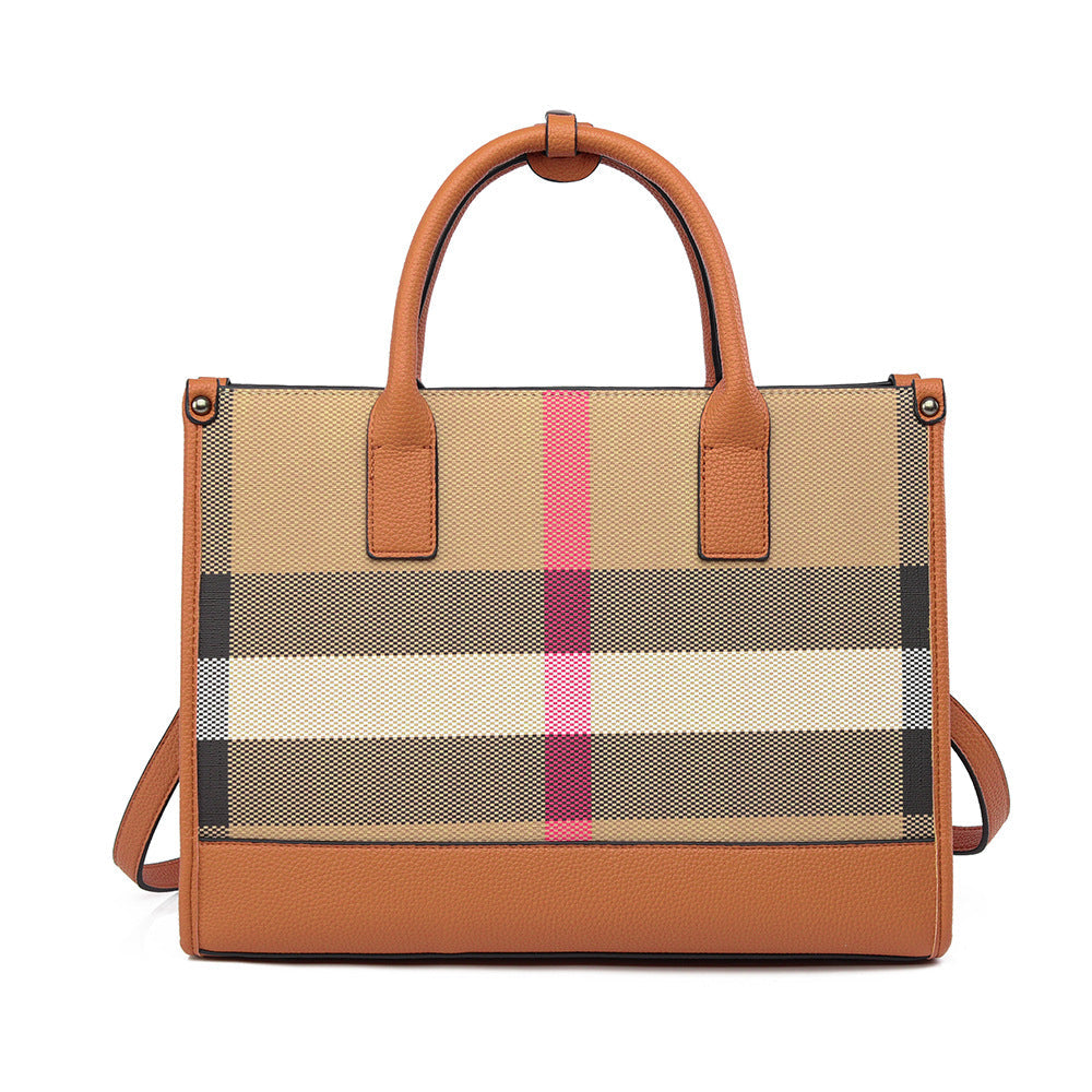 Tote Bag Simple Large Capacity Bag High Grade Shoulder Bag Texture Tote Women