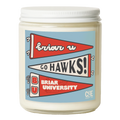 Briar U School Pennants Candle