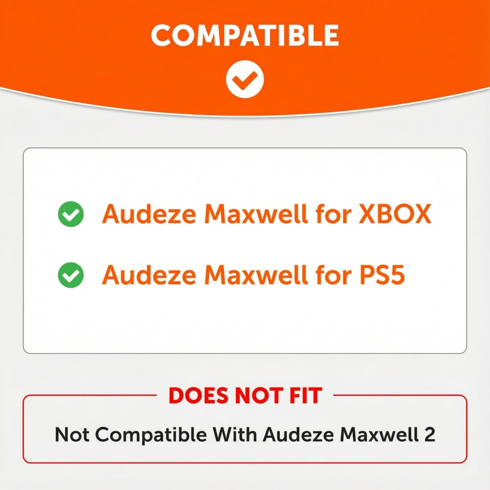 Audeze Maxwell Xbox & PS5 Earpads - WC StealthZ Maxwell