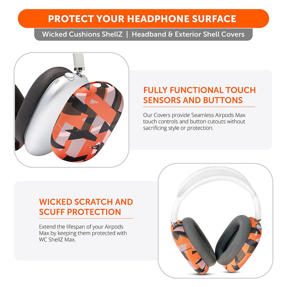 Airpods Max 1 & 2 Exterior Shell Covers - WC ShellZ Max