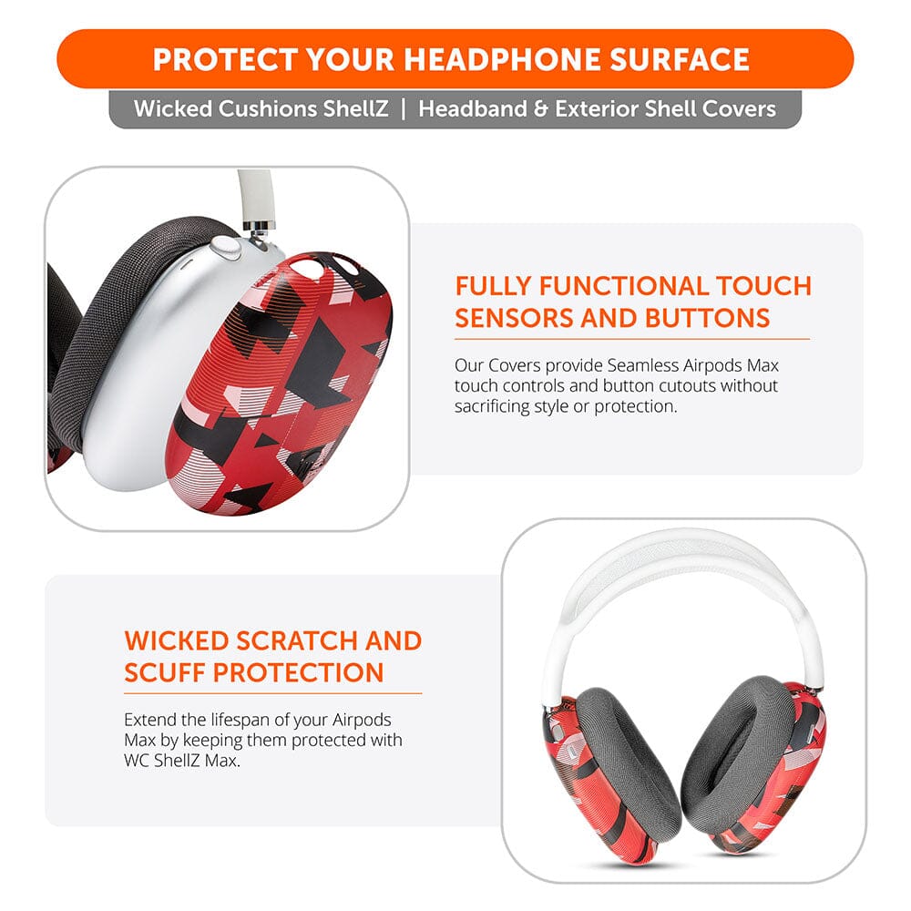 Airpods Max 1 & 2 Exterior Shell Covers - WC ShellZ Max