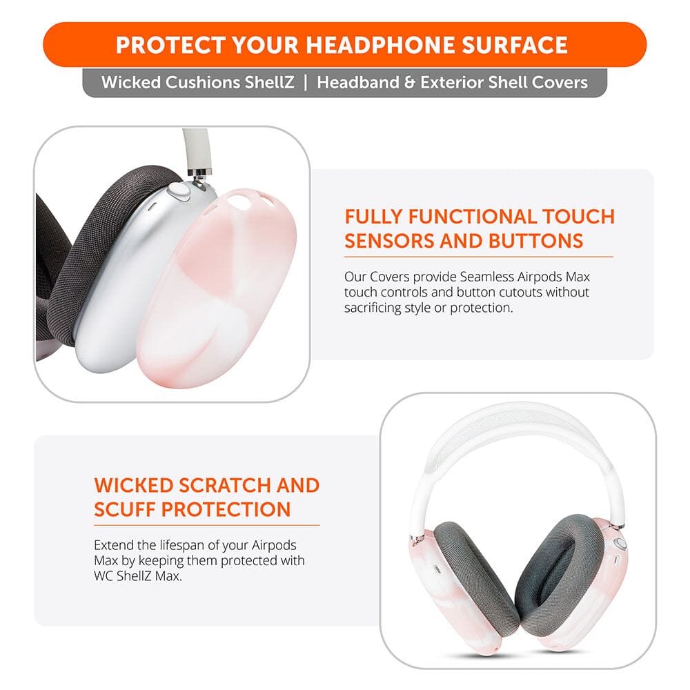 Airpods Max 1 & 2 Exterior Shell Covers - WC ShellZ Max
