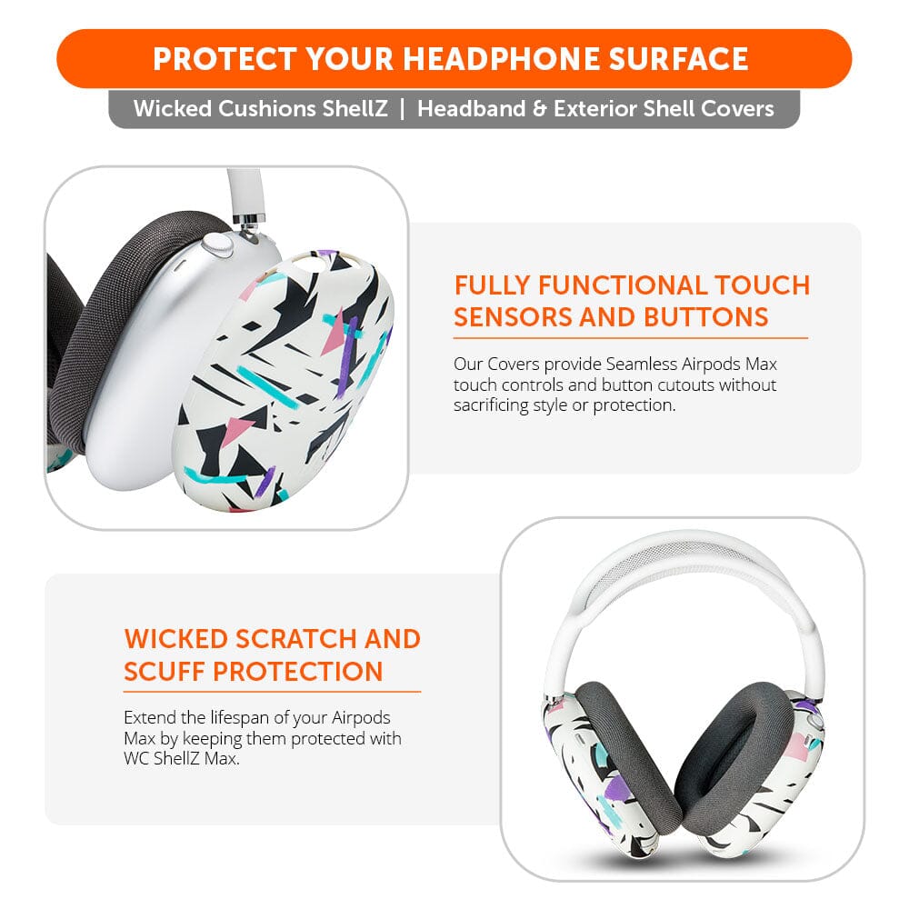 Airpods Max 1 & 2 Exterior Shell Covers - WC ShellZ Max
