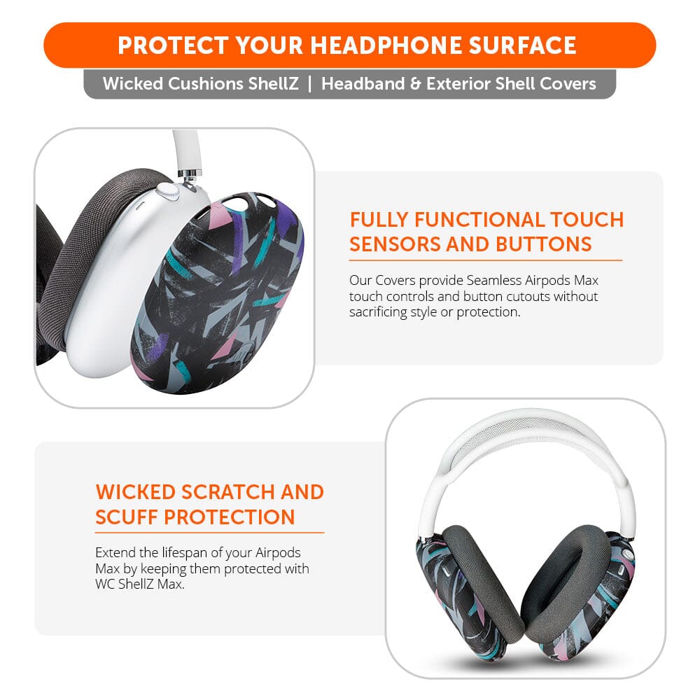 Airpods Max 1 & 2 Exterior Shell Covers - WC ShellZ Max