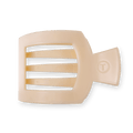 Almond Beige Large Flat Square Hair Clip