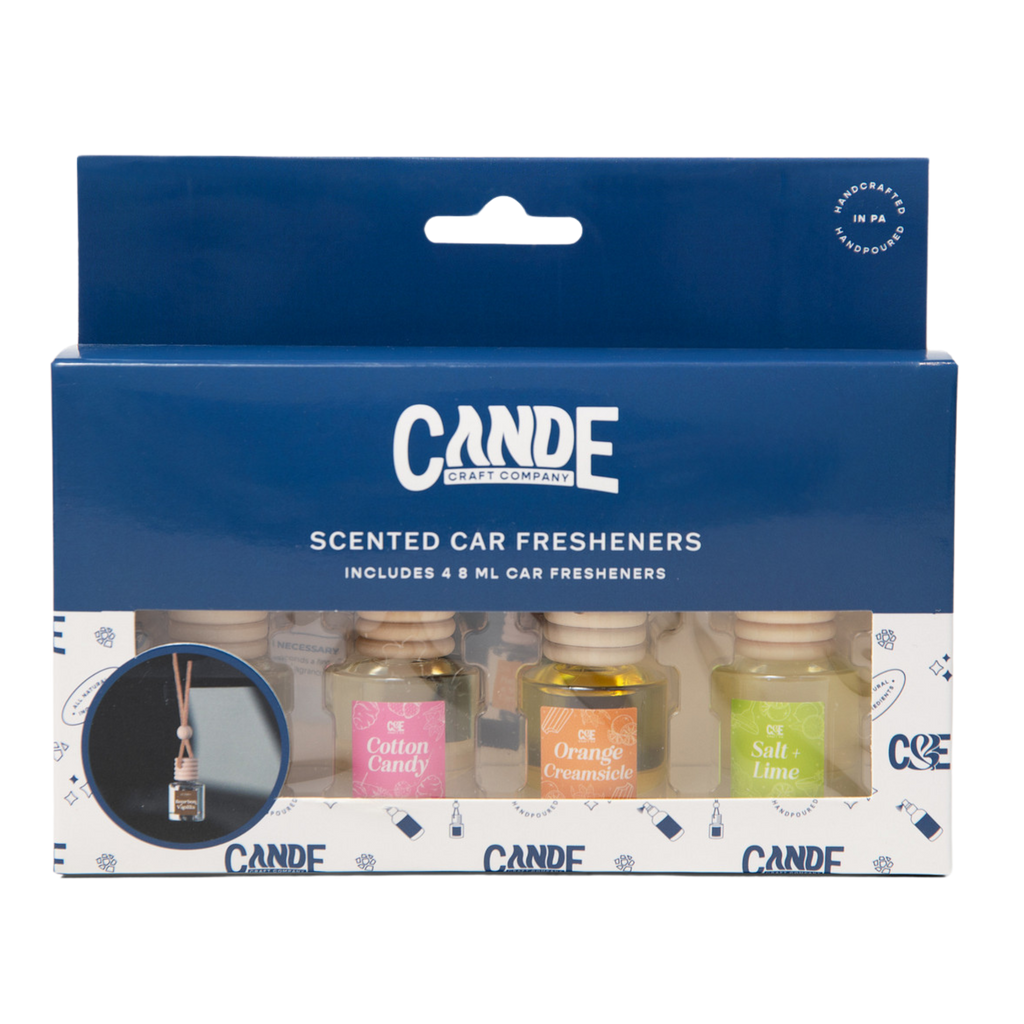 Summer Scents 4 Pack Scented Car Fresheners Bundle