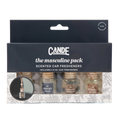 Masculine 4 Pack Scented Car Fresheners Bundle