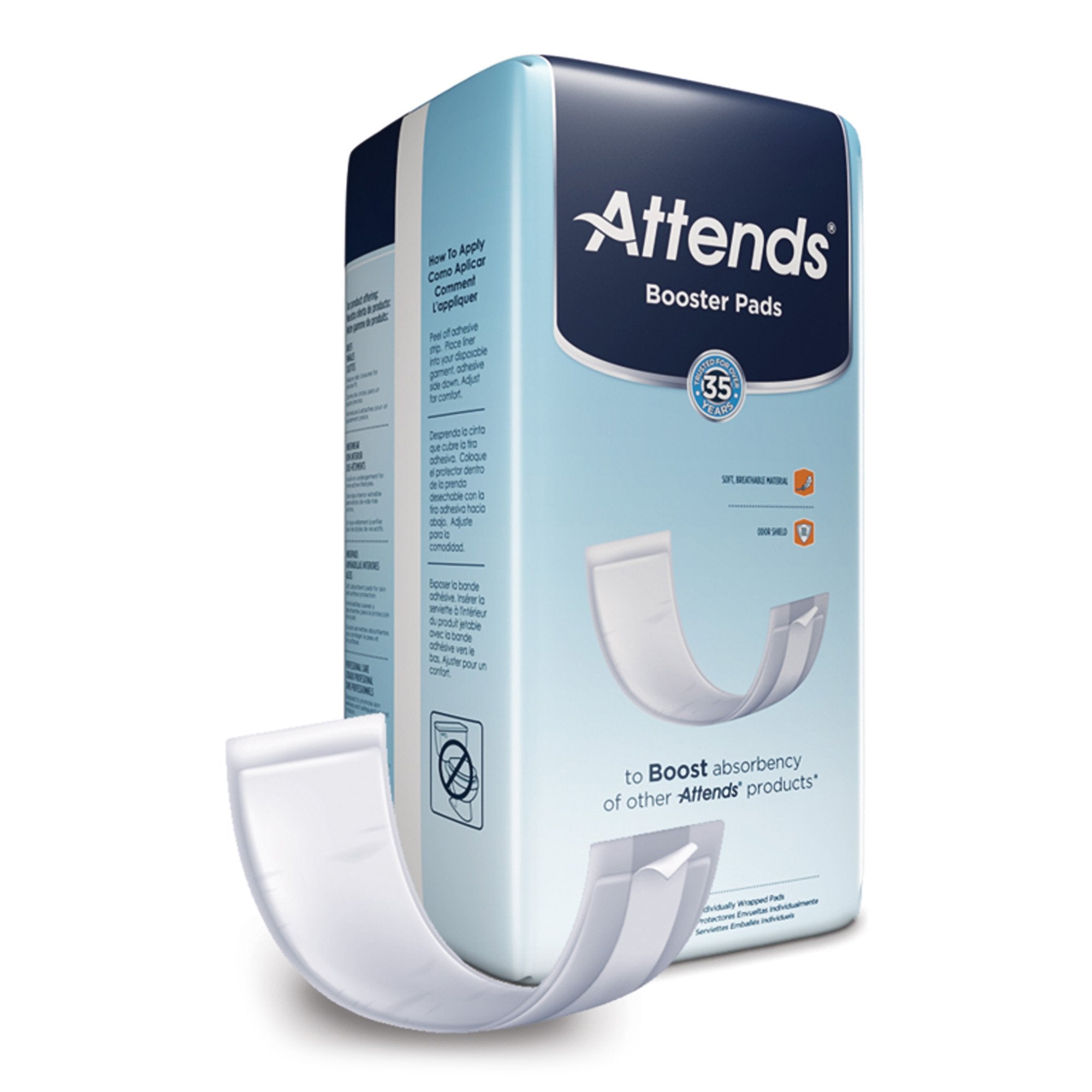 Attends® Booster Pad, 3.5 x 11 Inches BST0192
