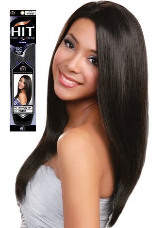 Bobbi Boss 100% Human Hair Blend Weaving Hit Yaky 14" Extensions - Choose Color