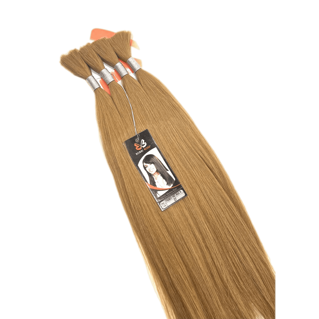 Bobbi Boss 100% Human Hair Premier Yaky Bulk 18" Extensions - Choose Color