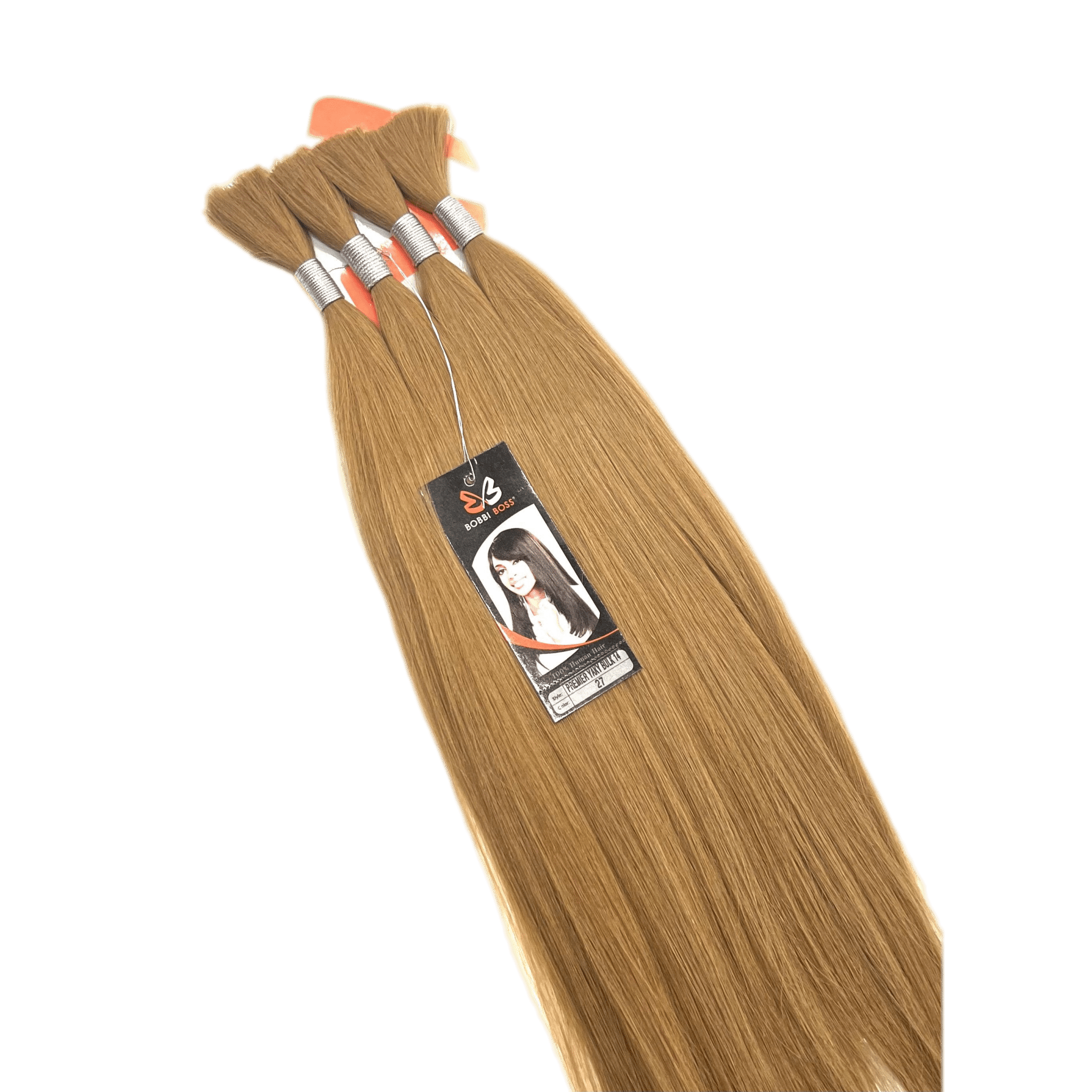 Bobbi Boss 100% Human Hair Premier Yaky Bulk 18" Extensions - Choose Color
