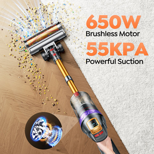 Buture VC90 Cordless Stick Vacuum Cleaner | 650W 55KPA