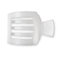 Coconut White Large Flat Square Hair Clip
