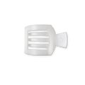 Coconut White Small Flat Square Hair Clip