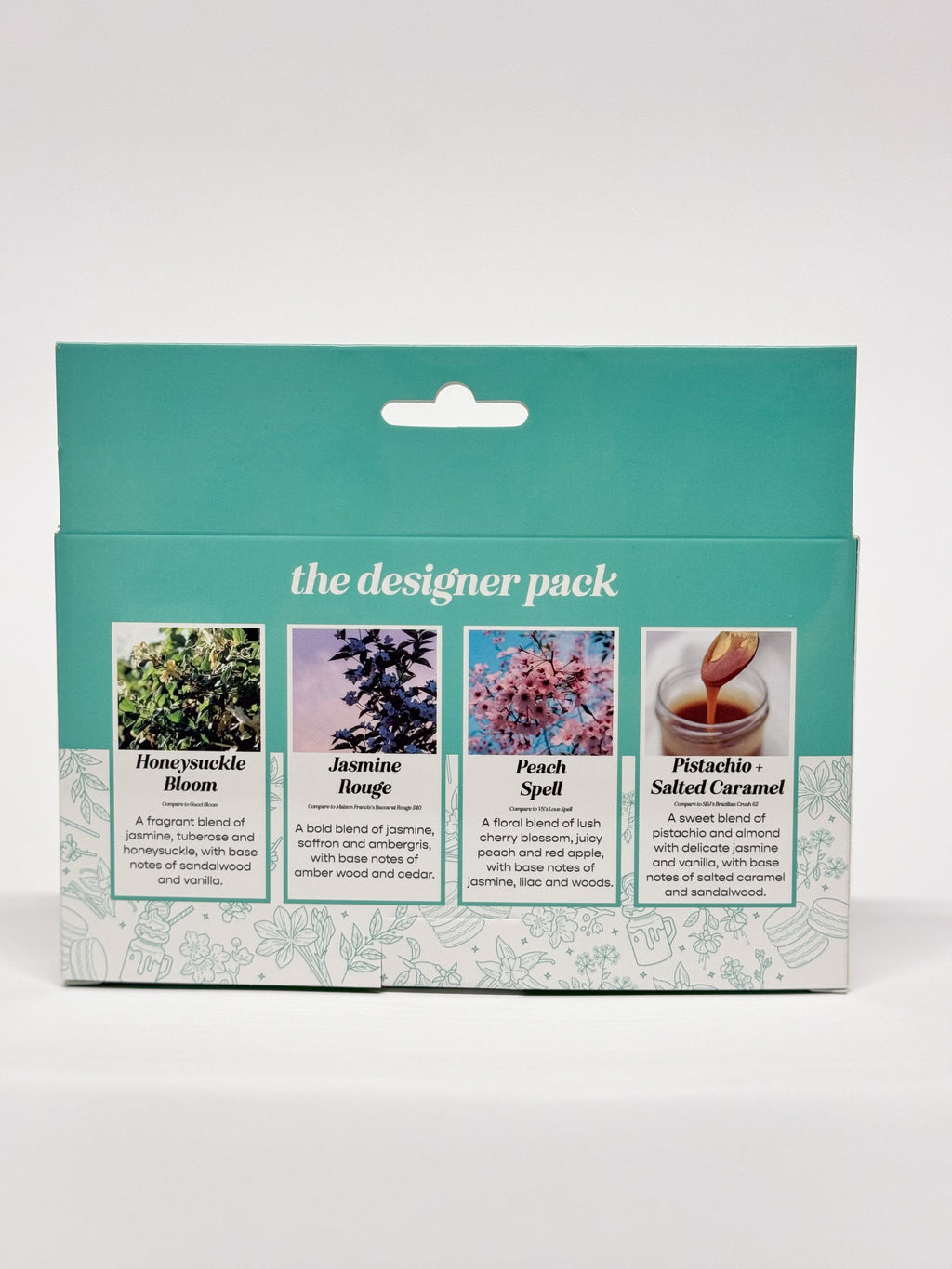 Designer 4 Pack Scented Car Freshener Bundle