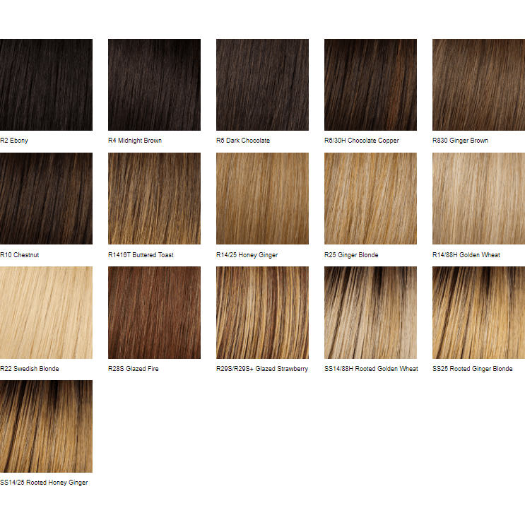 Hairdo Fringe Top of Head Hairpiece Bangs - Choose Color
