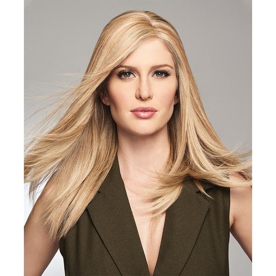 Raquel Welch Game Changer Human Hair Topper Mono Top Piece - Choose Color