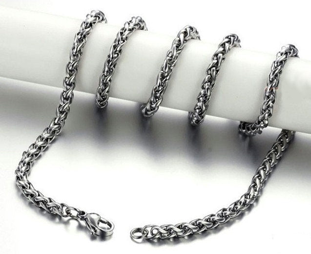 3 crosses dog tag silver gold 3 triple cross medallion stainless steel heavy braided chain